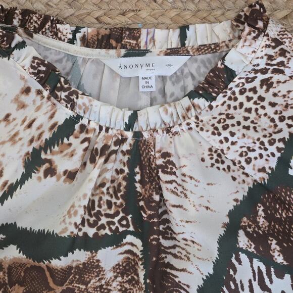 Anonyme Designers Snake skin‎ Bliuse Size Medium - Picture 3 of 7